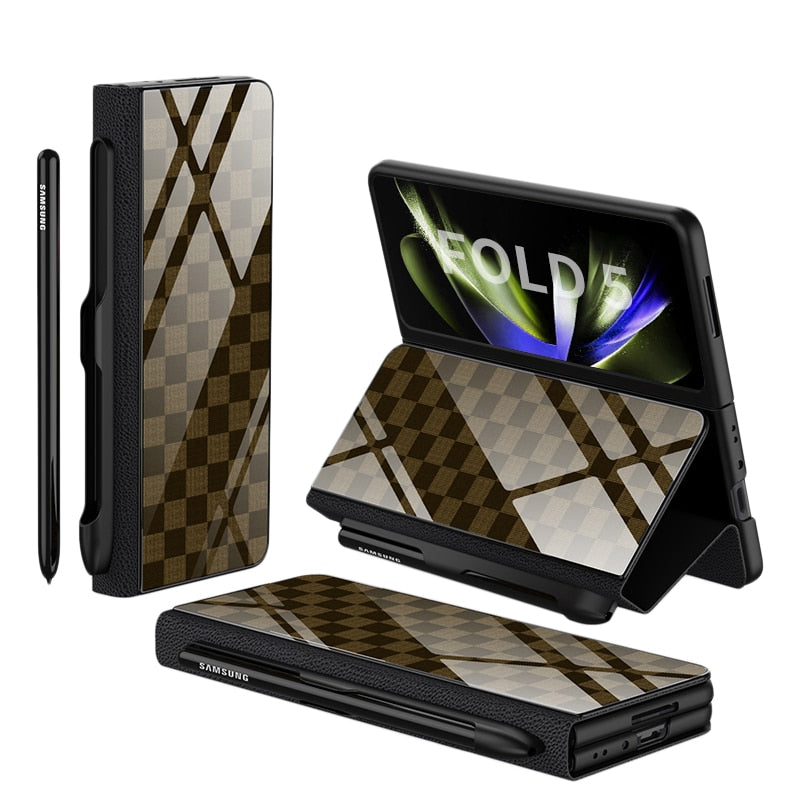 ArmorGuard | Durable Shockproof Leather Case for Samsung Galaxy Z Fold 5/4 21