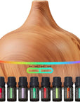 AromaWave | Elegant Ultrasonic Essential Oil Diffuser with 10 Oils 0