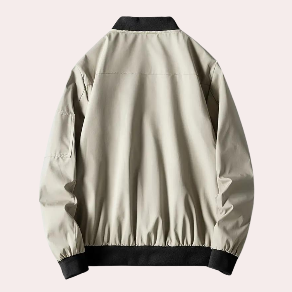 Artan | Men’s Autumn Bomber Jacket with Clean Minimalist Finish 3
