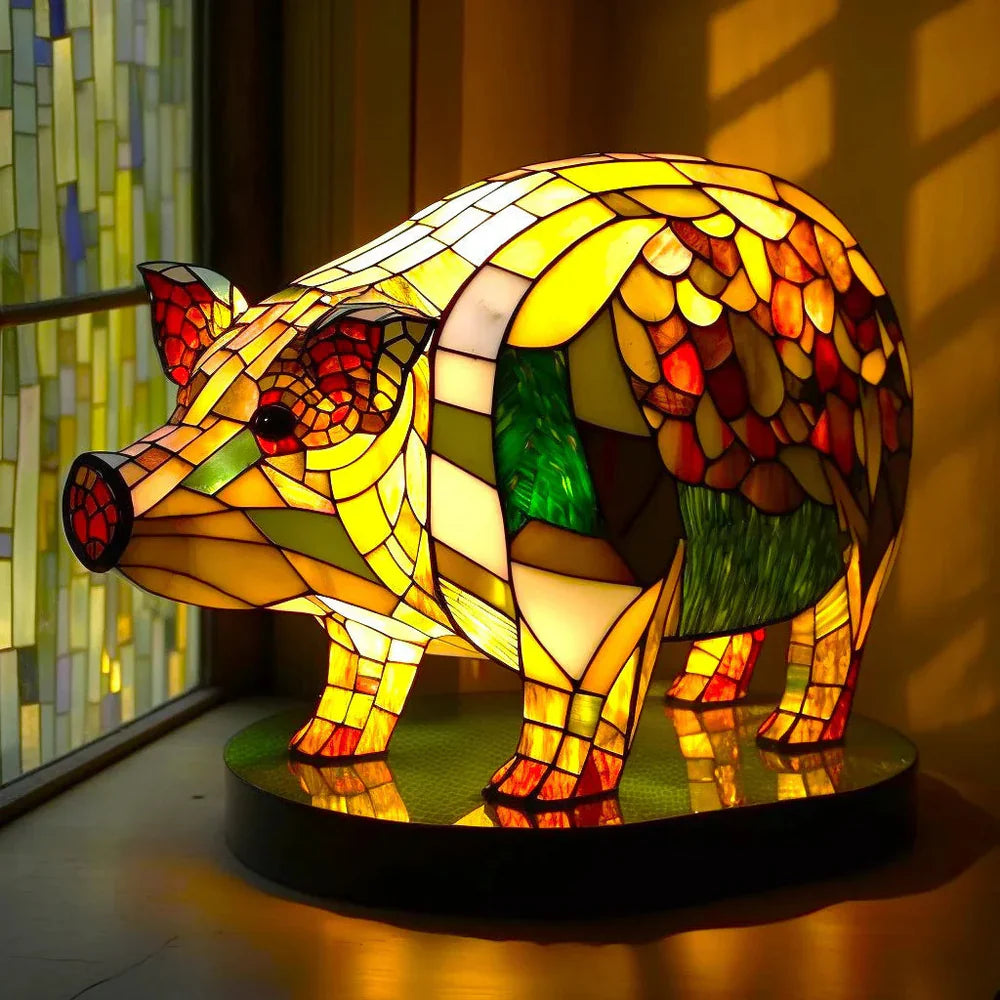 Artistic lamp - vitrafauna 2