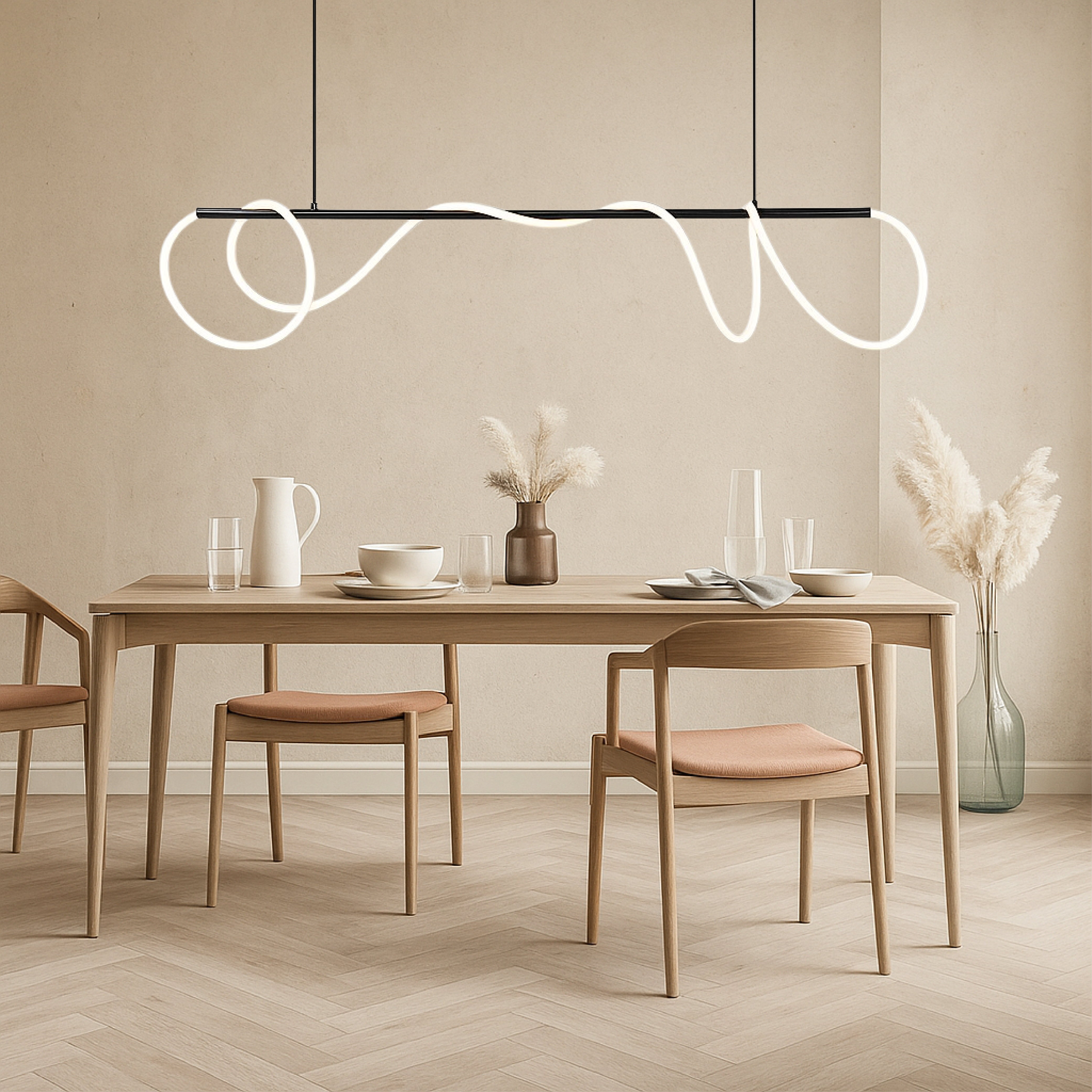 Arvra | Linear Kitchen Table Pendant Lamp 1