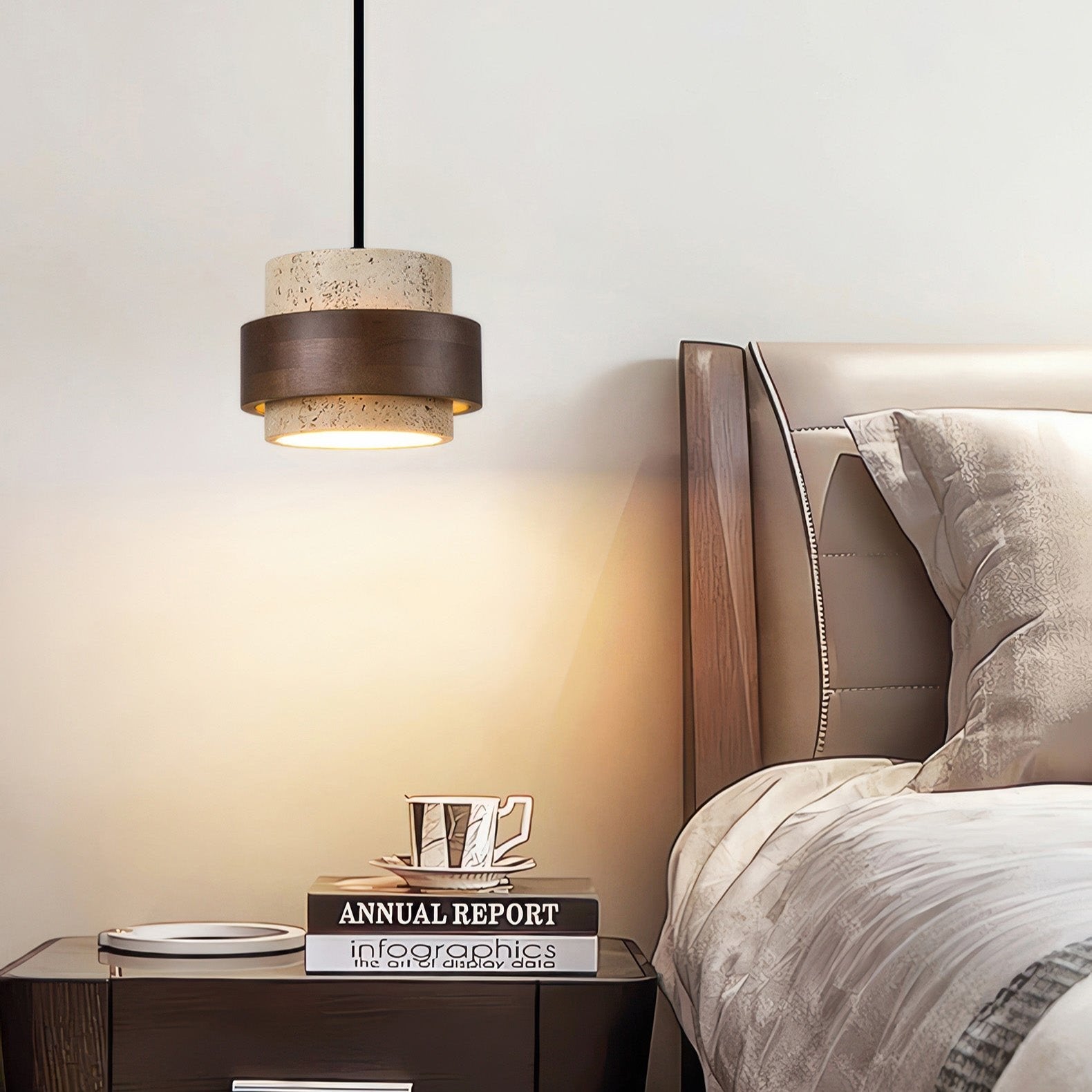 Ascend | Retro Stone Wabi-Sabi Pendant Lamp 1