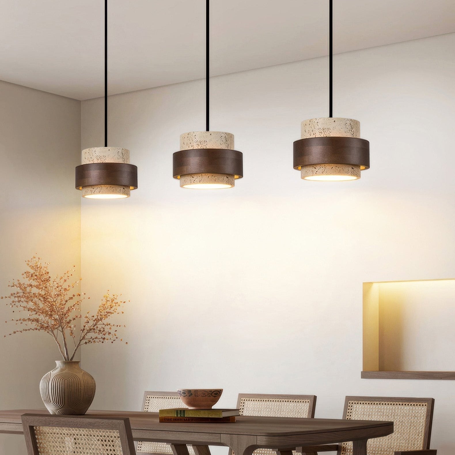 Ascend | Retro Stone Wabi-Sabi Pendant Lamp 2
