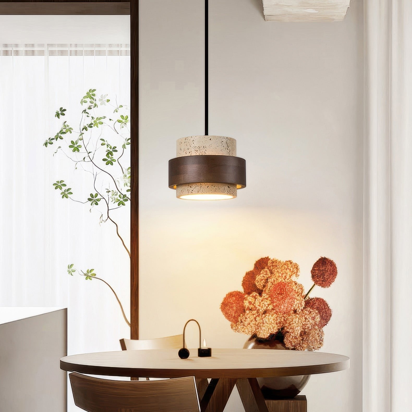 Ascend | Retro Stone Wabi-Sabi Pendant Lamp 3