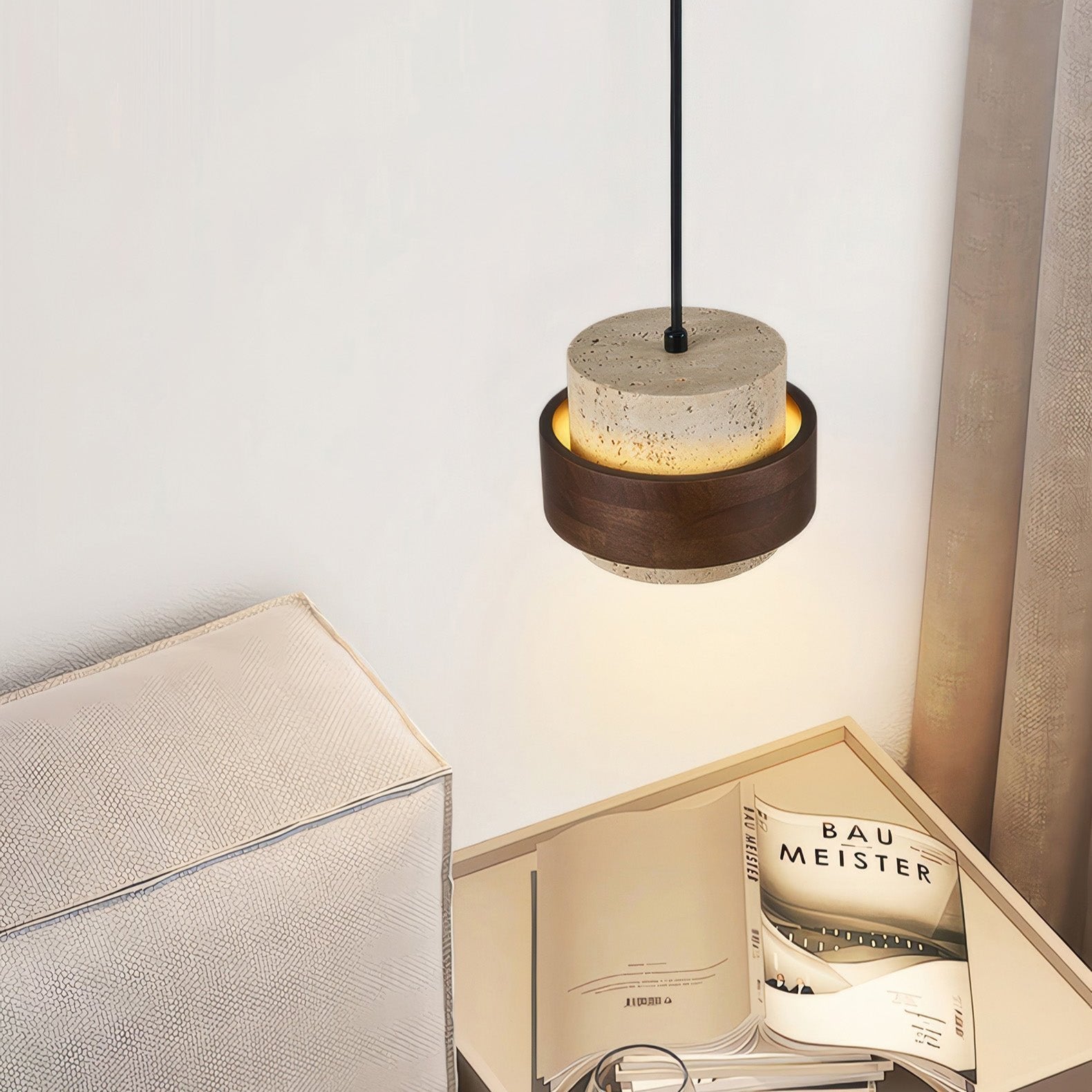 Ascend | Retro Stone Wabi-Sabi Pendant Lamp 6