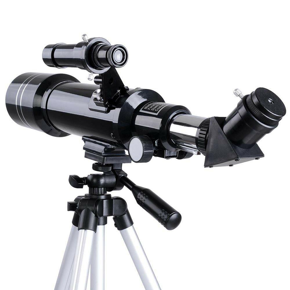 Astronomical Refractor Telescope 400/70mm 66x Magnification Refractive Eyepieces Tripod Beginners 0