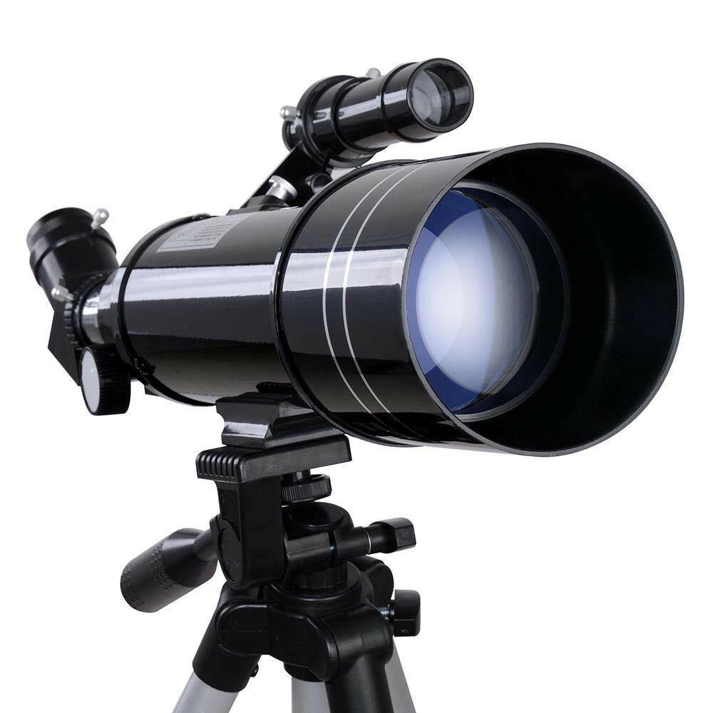 Astronomical Refractor Telescope 400/70mm 66x Magnification Refractive Eyepieces Tripod Beginners 1