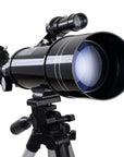 Astronomical Refractor Telescope 400/70mm 66x Magnification Refractive Eyepieces Tripod Beginners 1