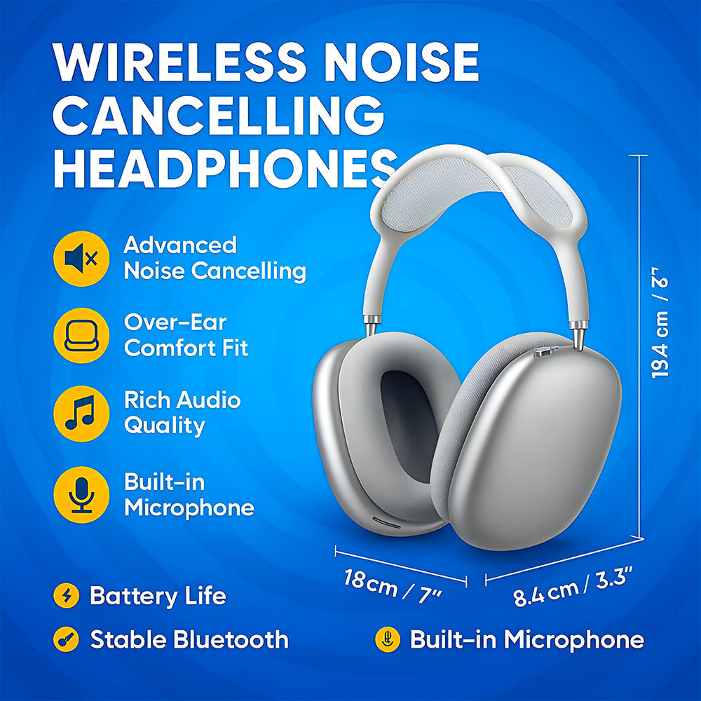 Auraluxe | Premium Noise Cancelling Wireless Bluetooth Headphones 3