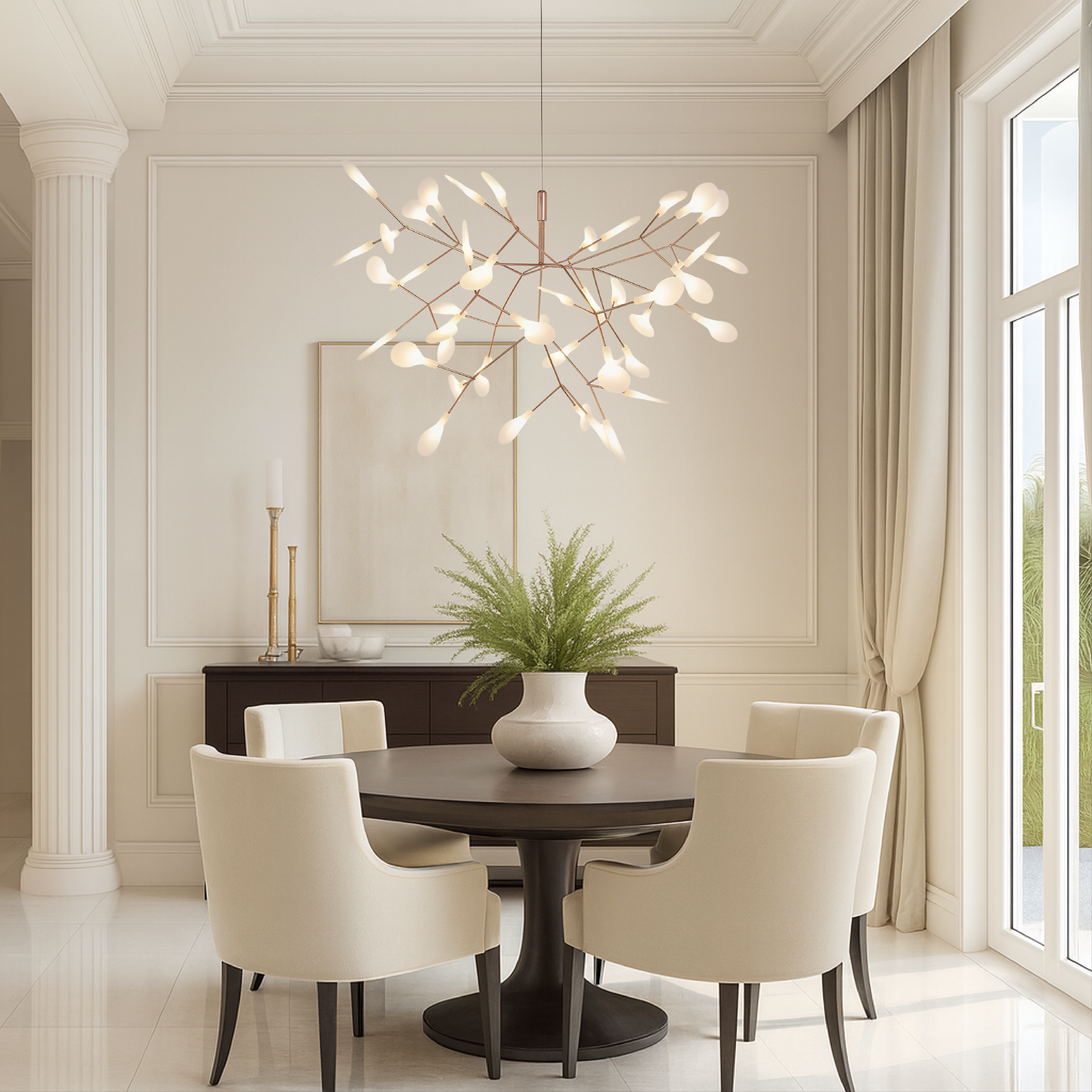 Auralyx | Firefly Pendant Lamp Rose Gold 1