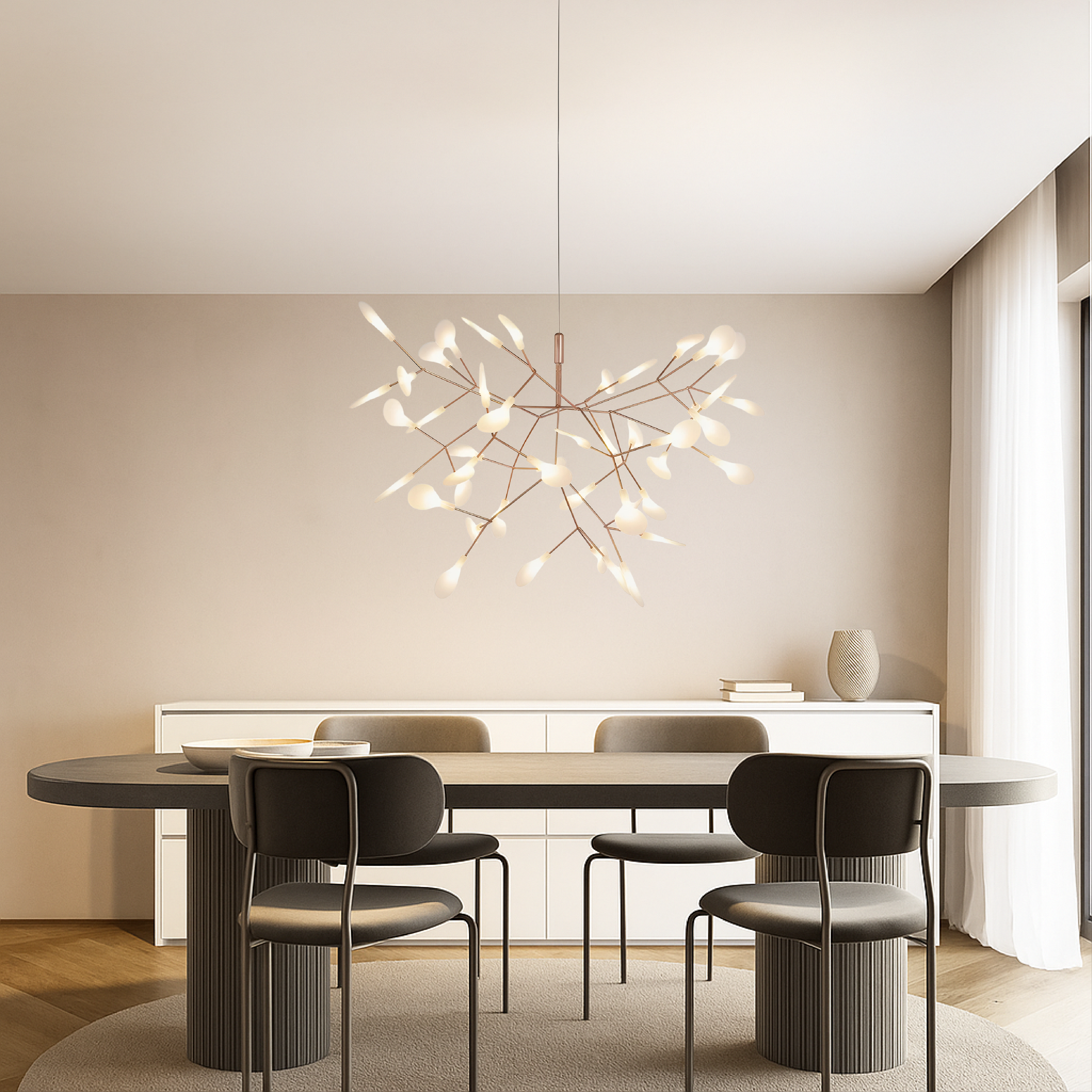 Auralyx | Firefly Pendant Lamp Rose Gold 2