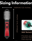 AureaGlow | Innovative Rotating 2-in-1 Hair Dryer and Styler 7