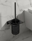 AureaGold | Elegant Space-Saving Wall-Mounted Toilet Brush Set 0