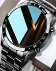 AureaSteel | Sleek Modern 4G Smart Watch Health Tracker with AMOLED Display 0