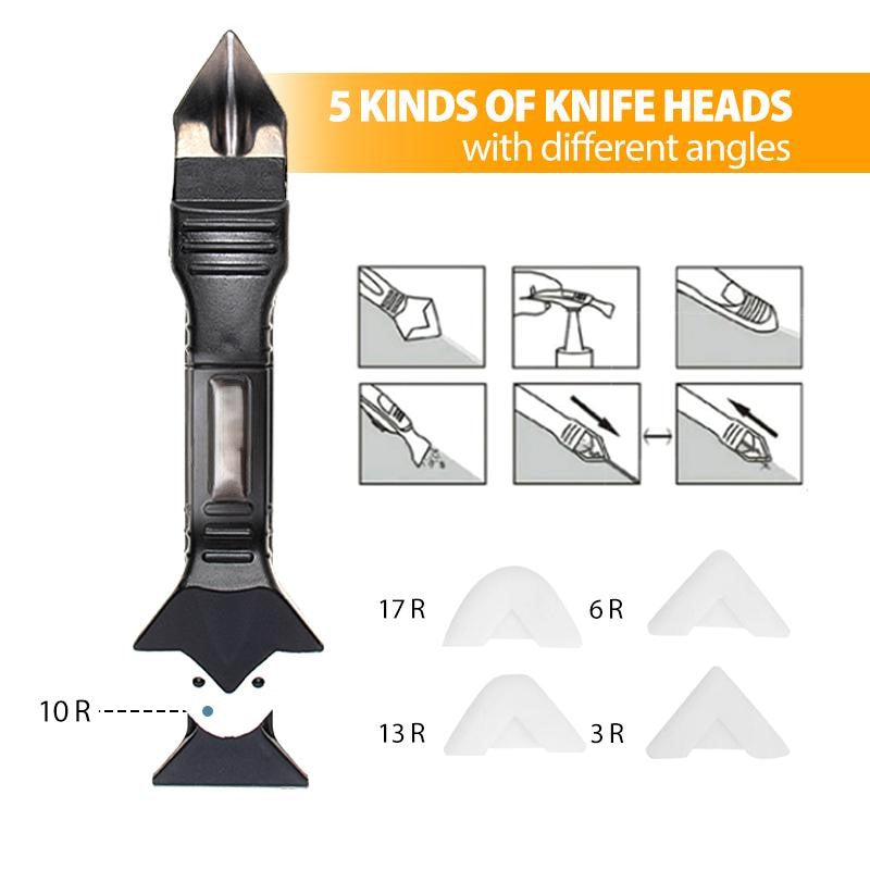 AureliaSeal | Efficient Multi-Functional Silicone Sealant Remover Tool Set 4