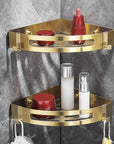 AureliaSet | Elegant Modern Gold Silver 3-Piece Bathroom Accessory Collection 14