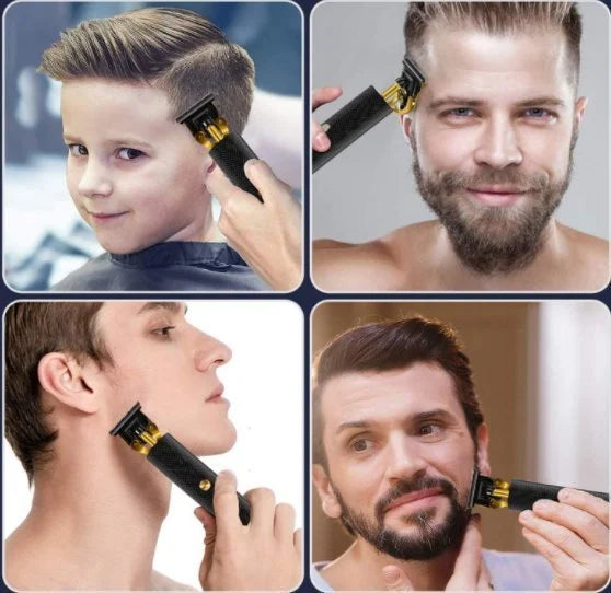 AureusEdge | Premium Cordless Stainless Steel Hair Trimmer for Men 4