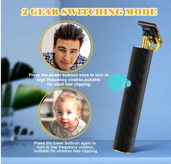 AureusEdge | Premium Cordless Stainless Steel Hair Trimmer for Men 6