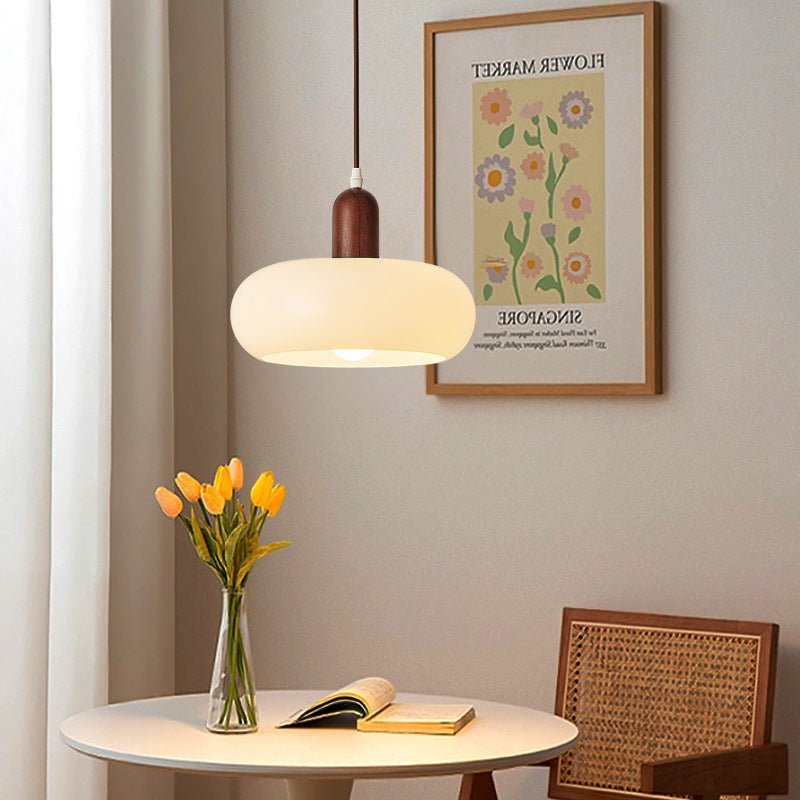 Aurique | Modern Scandinavian Style Cream Pendant Lamp 0