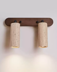 Aurivon | Minimalist Travertine Swivel Wall Lamp for Retro Elegance 0