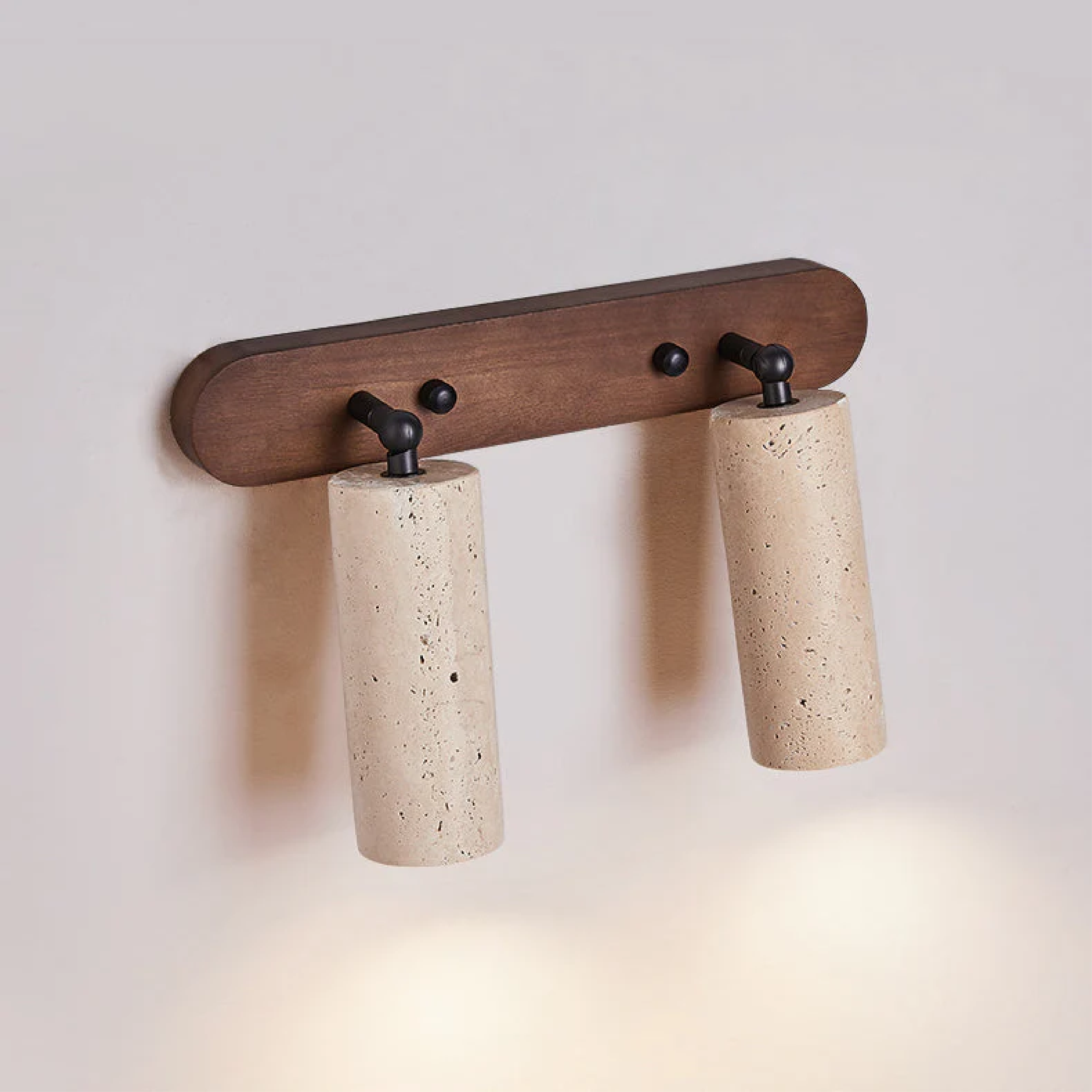 Aurivon | Minimalist Travertine Swivel Wall Lamp for Retro Elegance 6