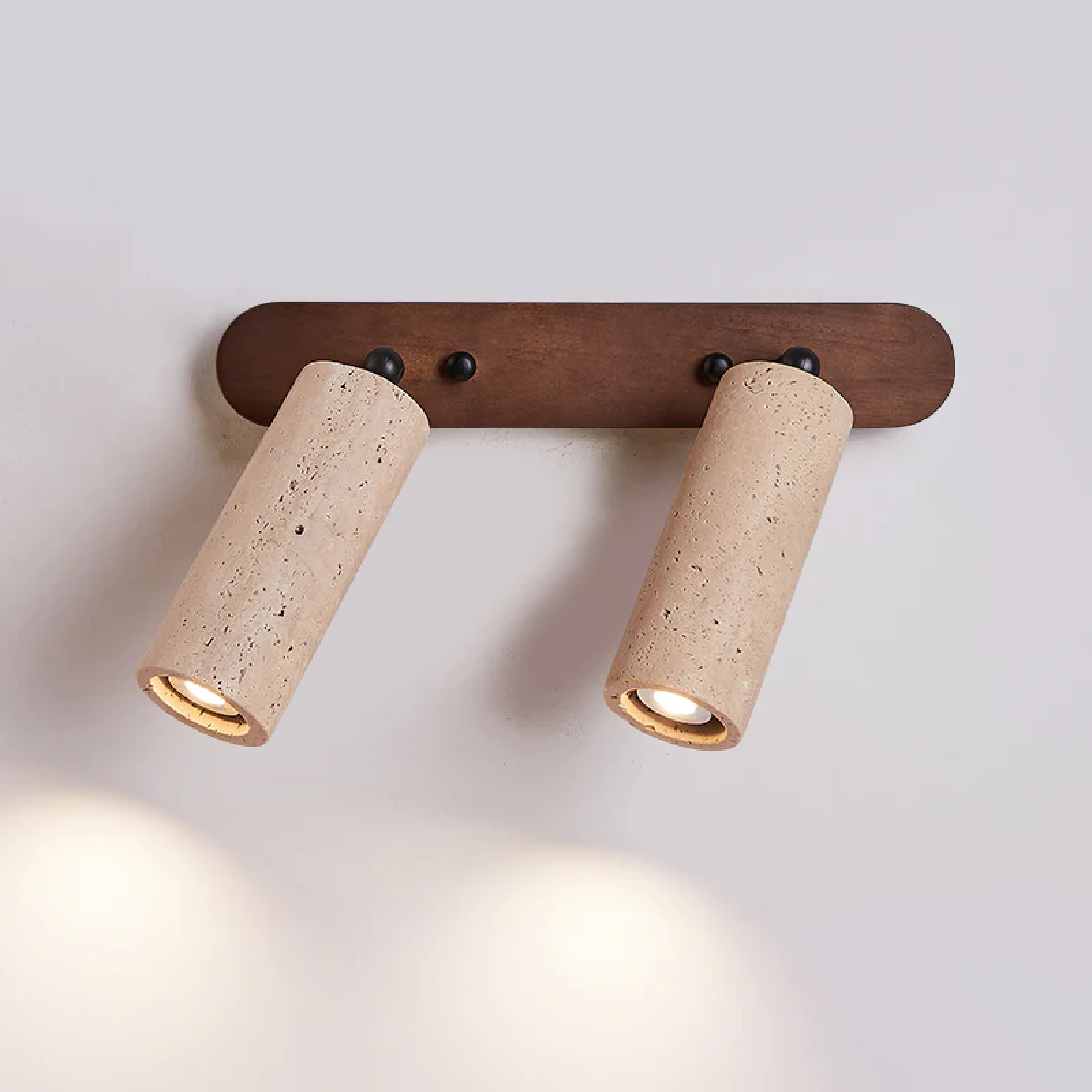 Aurivon | Minimalist Travertine Swivel Wall Lamp for Retro Elegance 7