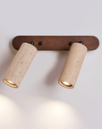 Aurivon | Minimalist Travertine Swivel Wall Lamp for Retro Elegance 7