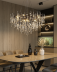 Auronix | Luxurious Black Raindrop Chandelier for Modern Elegance 4