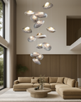 AuroraLume  | Nordic Glass Villa Chandelier 0