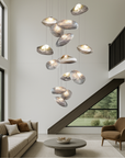 AuroraLume  | Nordic Glass Villa Chandelier 2