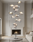AuroraLume  | Nordic Glass Villa Chandelier 3