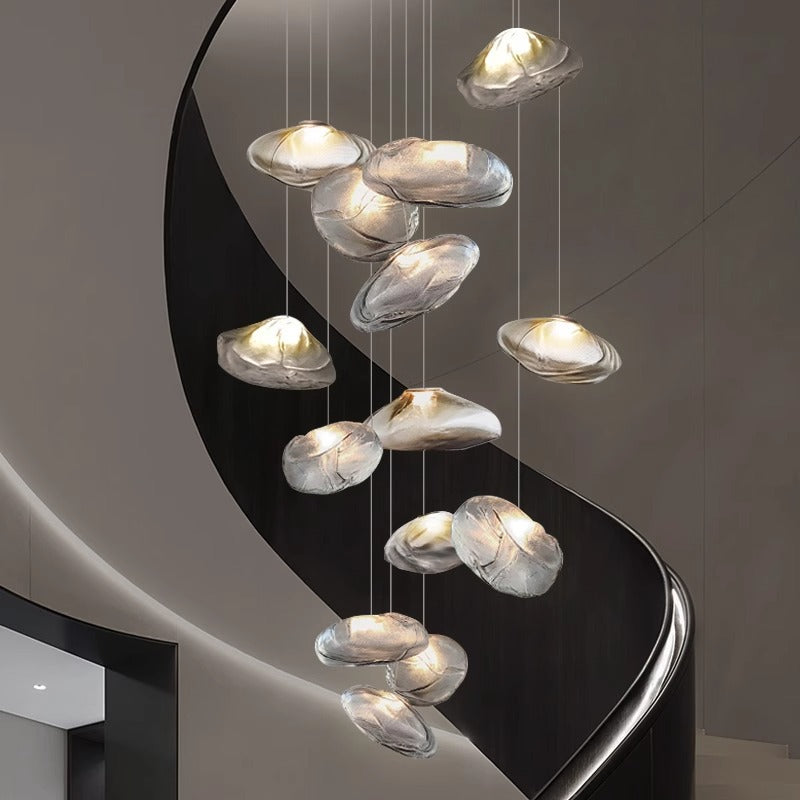 AuroraLume  | Nordic Glass Villa Chandelier 4
