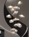 AuroraLume  | Nordic Glass Villa Chandelier 4