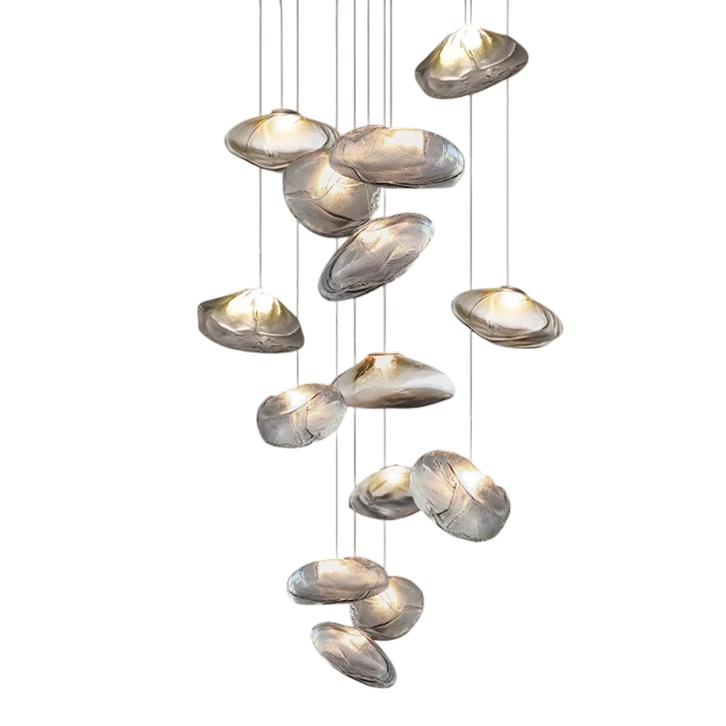 AuroraLume  | Nordic Glass Villa Chandelier 5