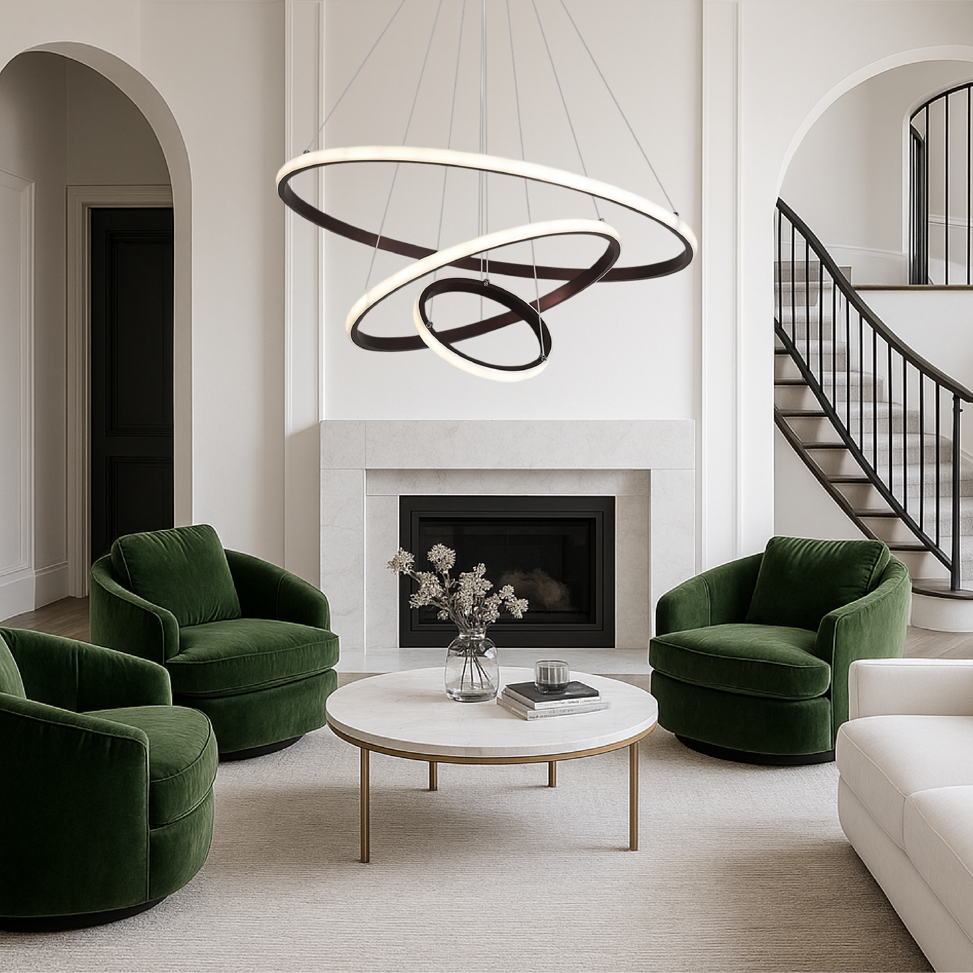 Aurovia | Luxurious 3 Tier Modern Chandelier 1