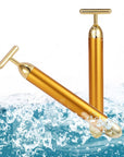 AurumGlow | Luxurious Gold Facial Roller Massage Tool for Radiant Skin 1