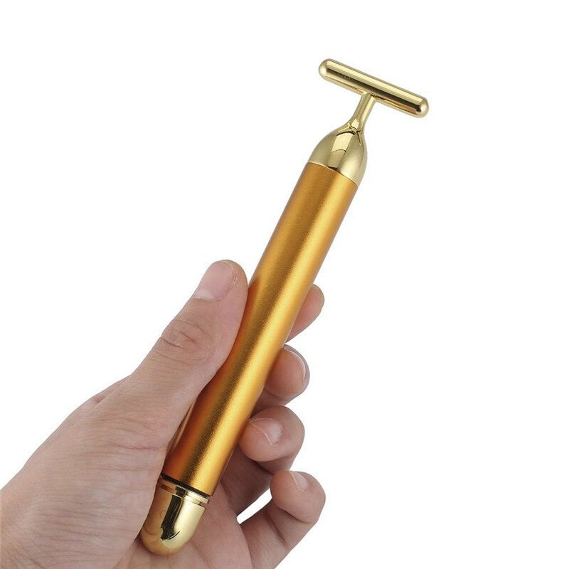 AurumGlow | Luxurious Gold Facial Roller Massage Tool for Radiant Skin 2