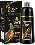 AurumShade | Herbal Nourishing Black Hair Dye Shampoo for Healthy Hair 1