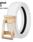 AutoBelt | Men’s Automatic Ratchet Belt with Gold Buckle and Gift Bag 10