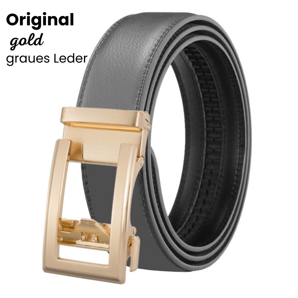 AutoBelt | Men’s Automatic Ratchet Belt with Gold Buckle and Gift Bag 13