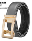 AutoBelt | Men’s Automatic Ratchet Belt with Gold Buckle and Gift Bag 13