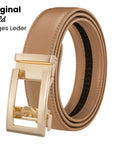 AutoBelt | Men’s Automatic Ratchet Belt with Gold Buckle and Gift Bag 14