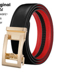 AutoBelt | Men’s Automatic Ratchet Belt with Gold Buckle and Gift Bag 17