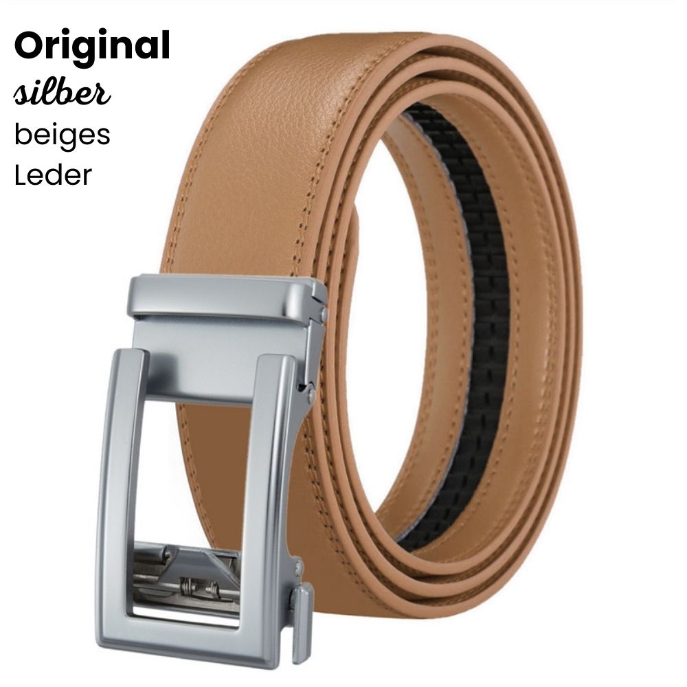 AutoBelt | Men’s Automatic Ratchet Belt with Gold Buckle and Gift Bag 19