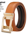 AutoBelt | Men’s Automatic Ratchet Belt with Gold Buckle and Gift Bag 20