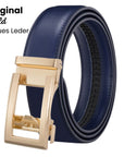 AutoBelt | Men’s Automatic Ratchet Belt with Gold Buckle and Gift Bag 21