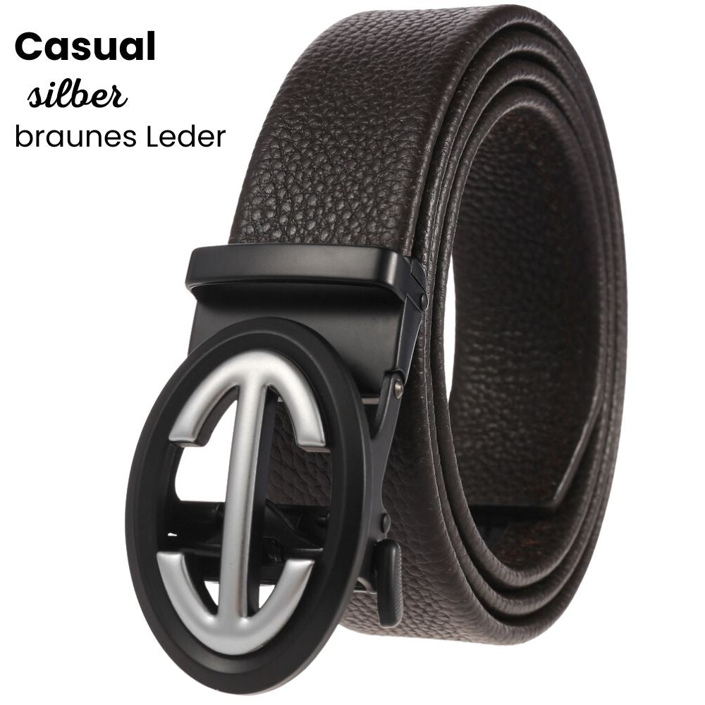 AutoBelt | Men’s Automatic Ratchet Belt with Gold Buckle and Gift Bag 29