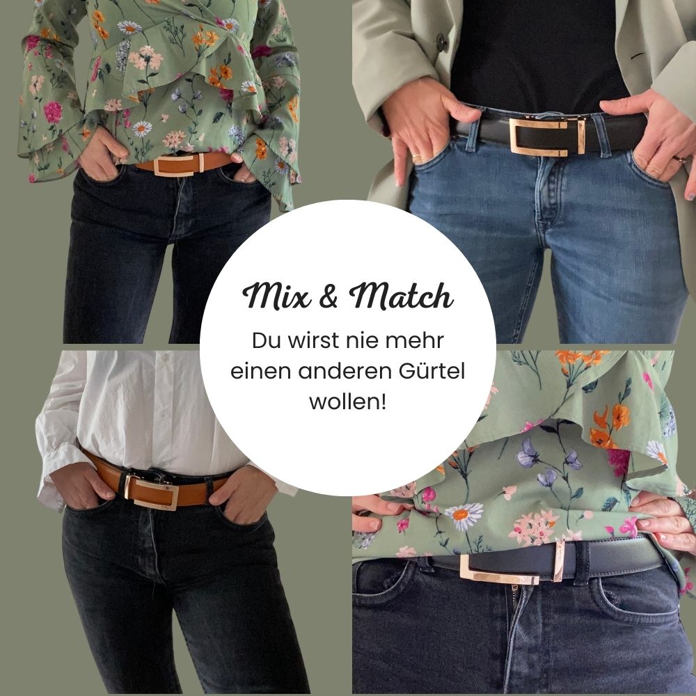 AutoBelt | Men’s Automatic Ratchet Belt with Gold Buckle and Gift Bag 8