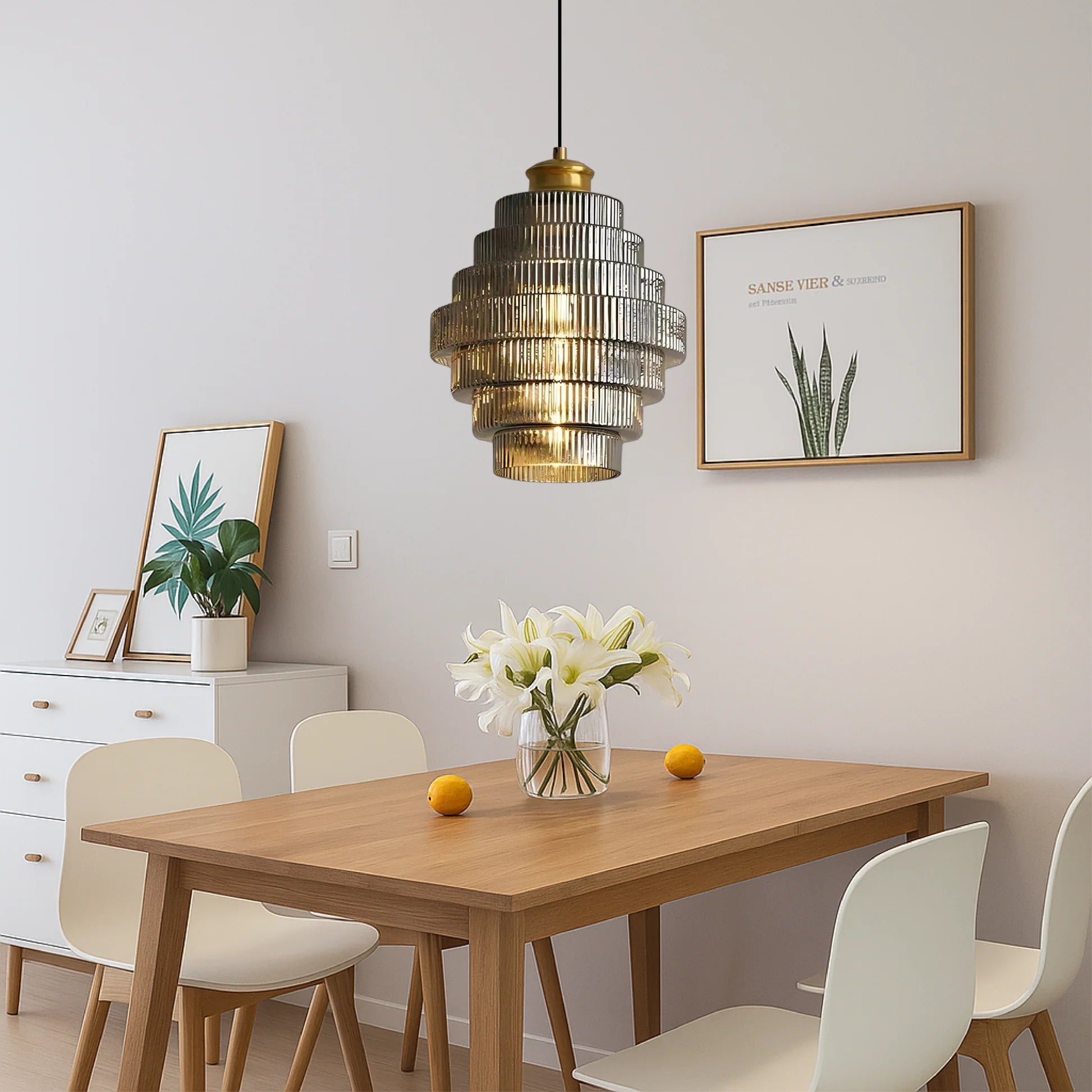 Auvra | Modern Elegance of Glass Pendant Lamp 4