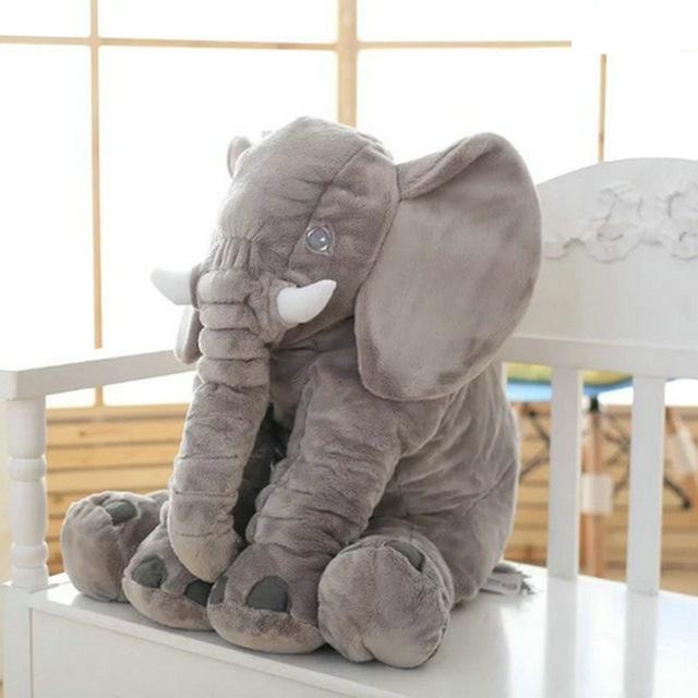 Baby Elephant Plush Pillow – Cuddly Soft Toy for Comfort and Sleep 1